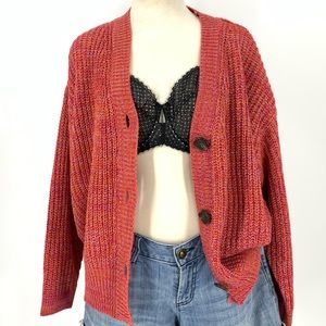 Wild Fable loose knit v cardigan oversized size S